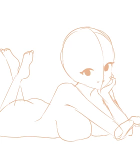 Deyui - Swimsuit Stella Sora Sketches Original Ecchi Versions part 2