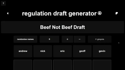 The Regulation Podcast - Beef Not Beef Draft