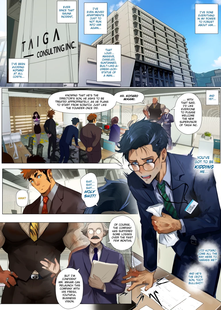 Robokeh - My Boss Kotaro -part 1- / Original Comic (17p) 