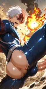 SilverKorayAIArt - Shoto Todoroki 轟焦凍