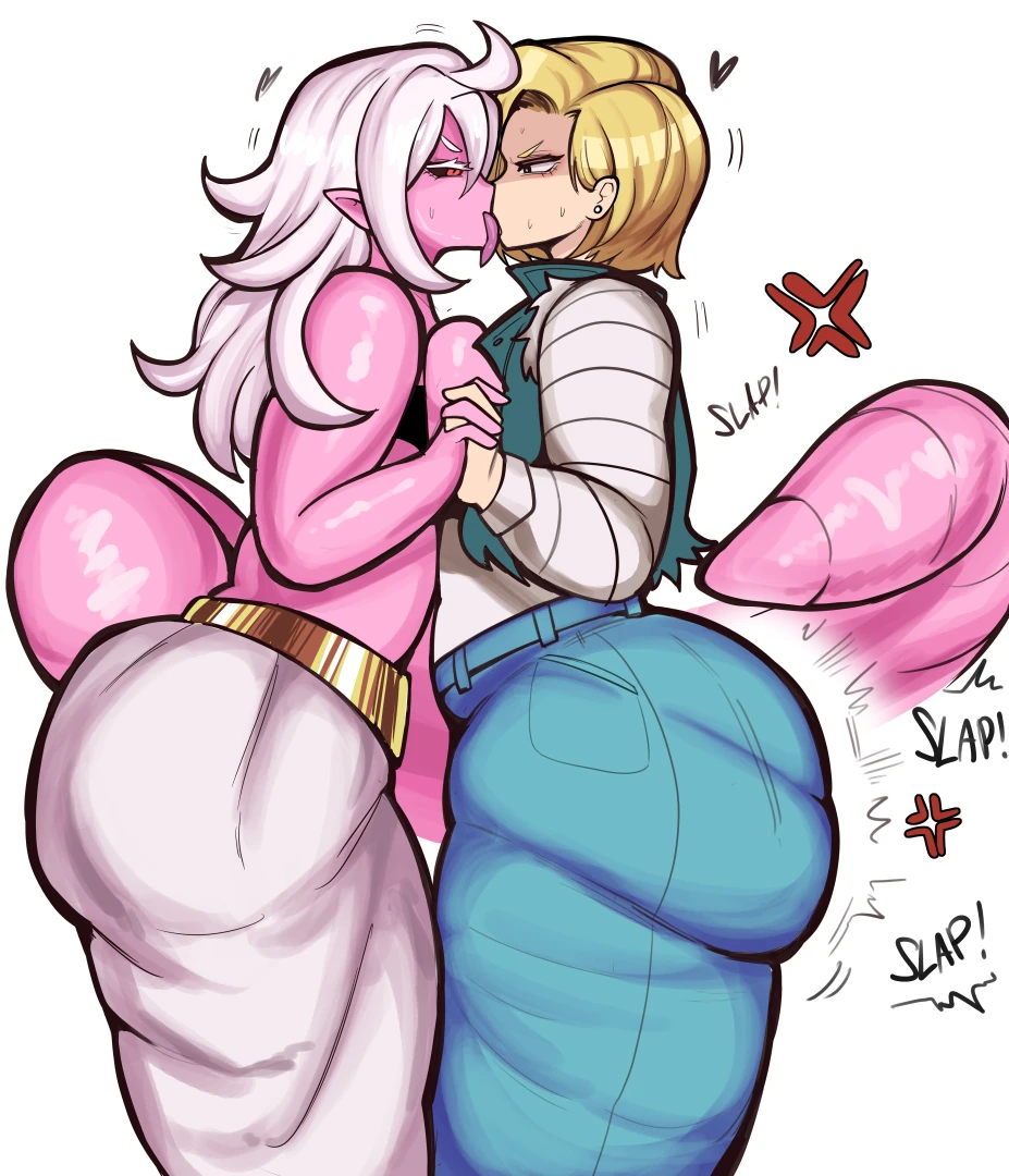 Ocerius - Dragonball Androids (Kissing) [Commission]