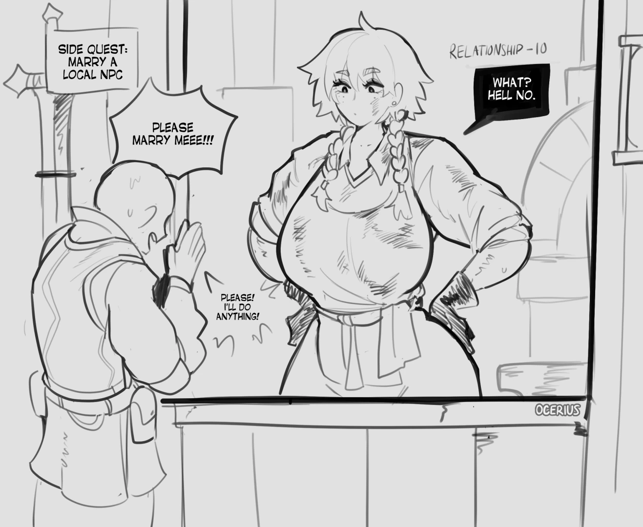 Ocerius - Side Quest In An RPG: Marry The Local NPC