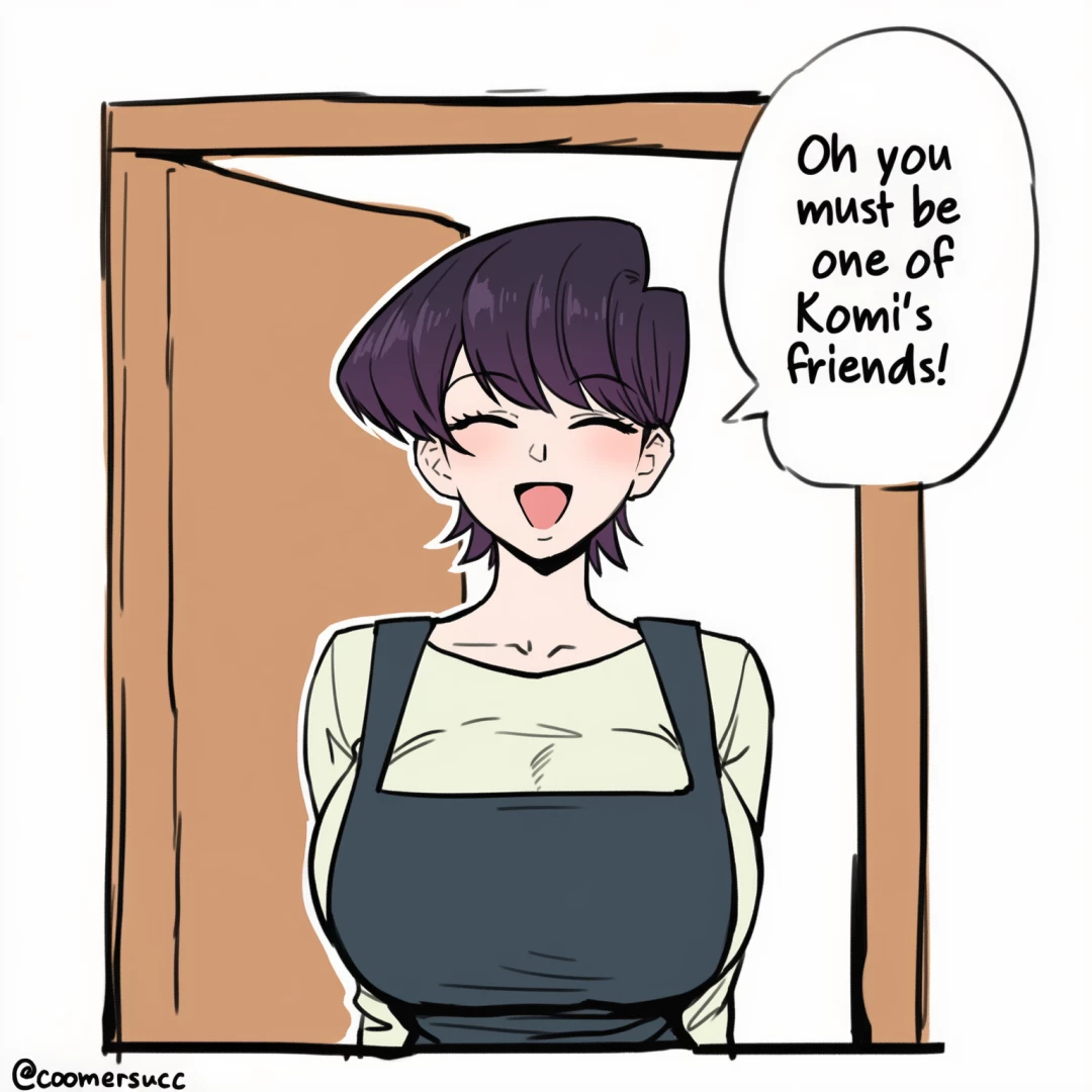 Coomersucc - Komi's Mom BBC BJ/RJ comic
