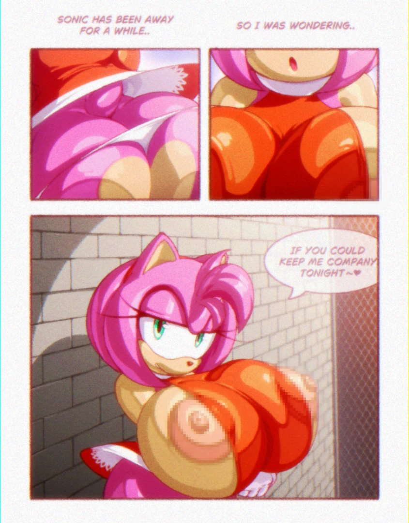 angelauxes - Amy Rose feeling lonely