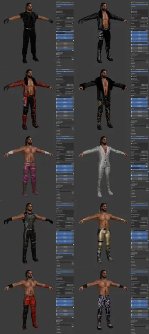 MHPWrestling - Seth model release