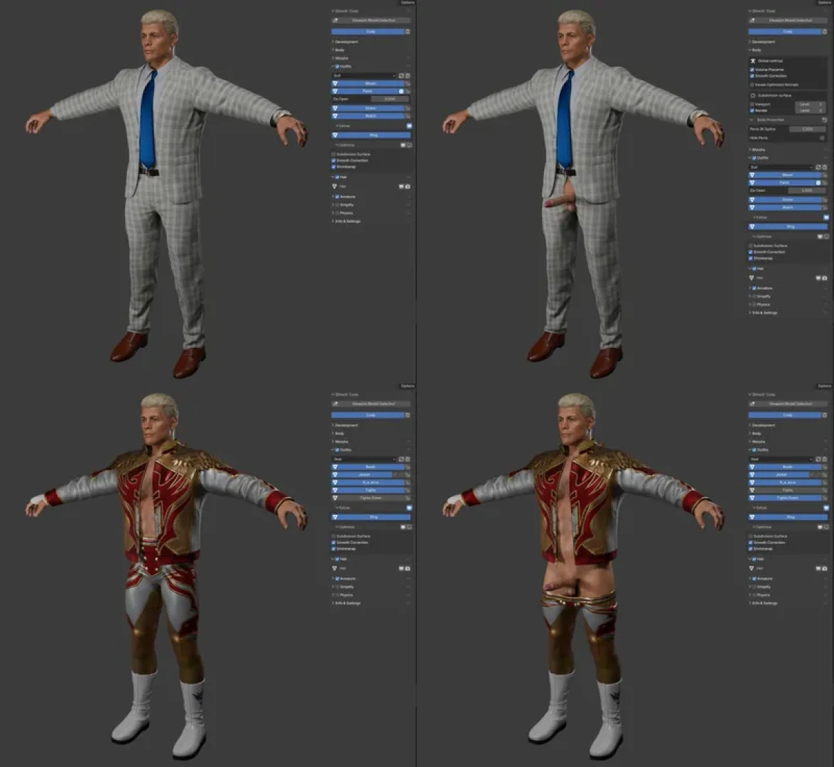 MHPWrestling - Cody model release