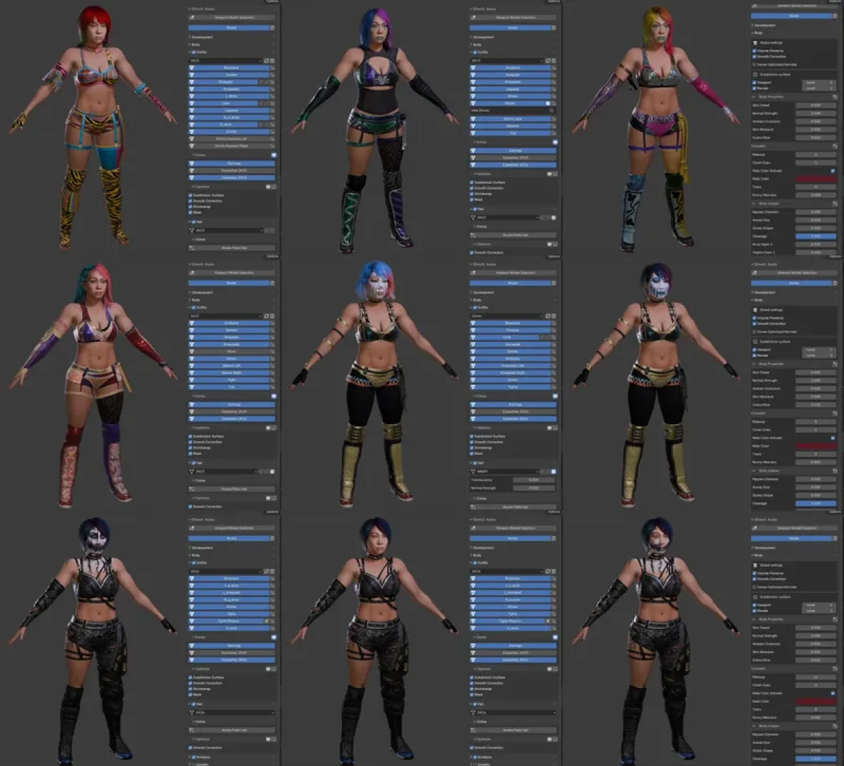 MHPWrestling - Asuka model update 1.3 — page 1