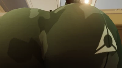 Kishi3D - POV Trigger teasing you with her fat ass video HD Watermark-free