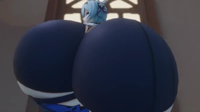 Kishi3D - Pov Eula big ass in your face video HD Watermark-free