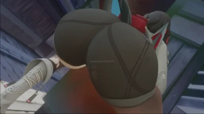Kishi3D - ZZZ Jane Doe squatt twerking video