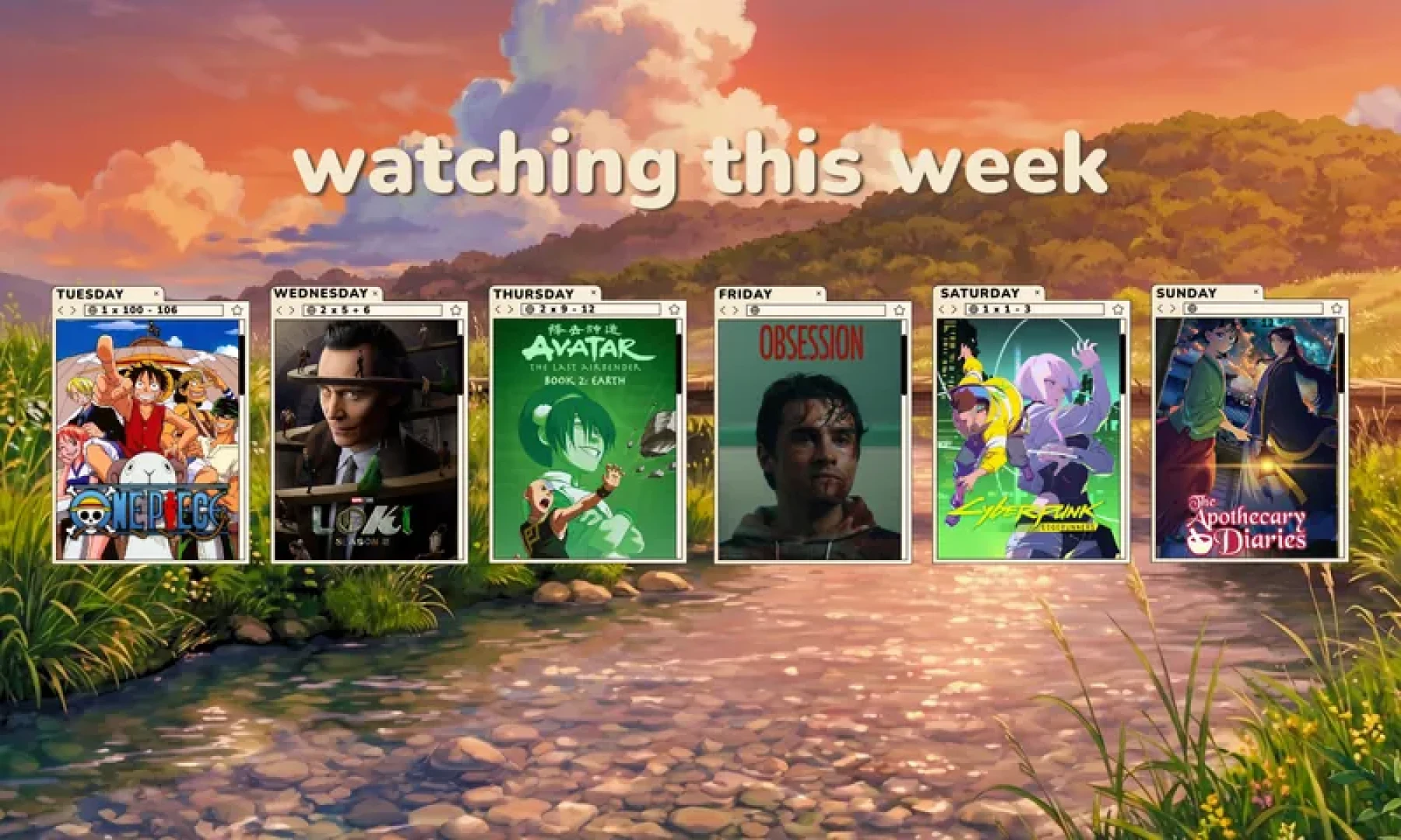 kaliwali -  This Week's Watchlist: part 3