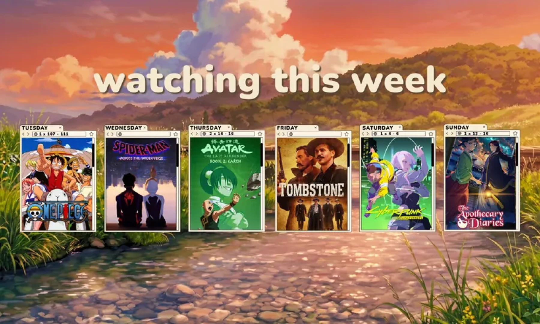 kaliwali -  This Week's Watchlist: part 4