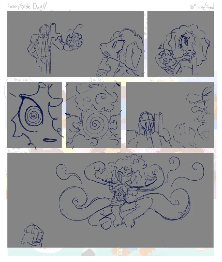 MazingSand - Sunnysidedog wip “gear 5 self indulgence”