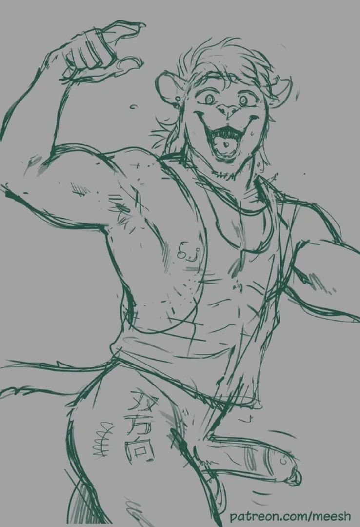 Meesh - Party Dude | WIP — page 1