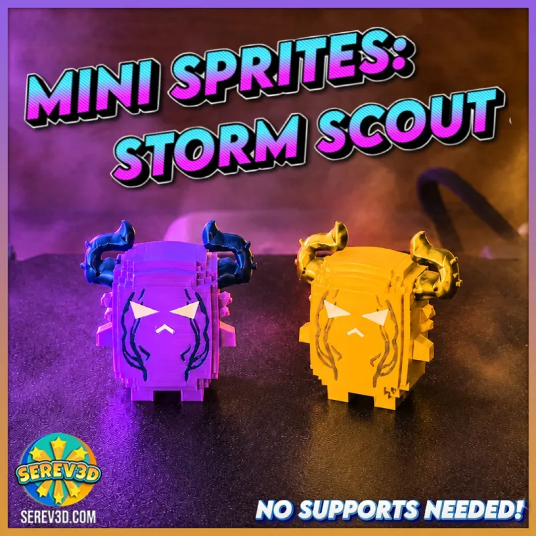 SEREV3d - Storm Scout Sprite: Mini + Life-Sized Versions! 