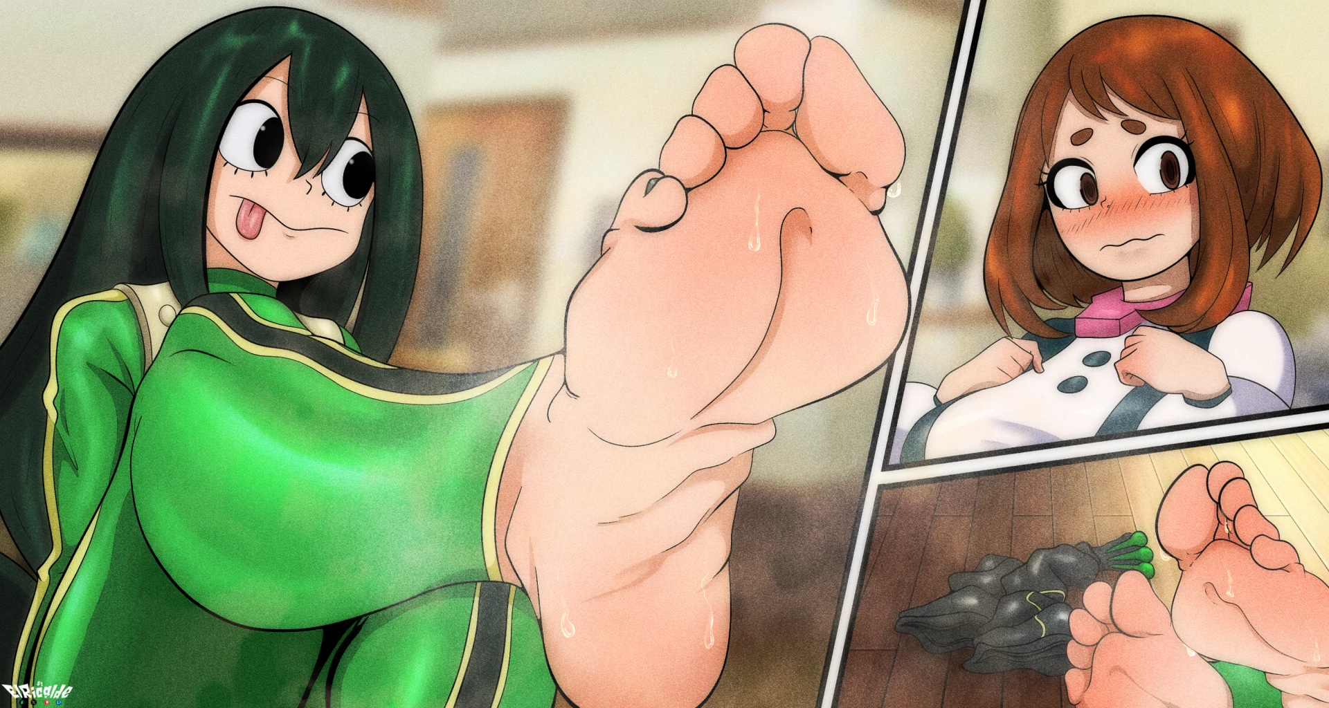 ElRicalde - Tsuyu x Ochaco 