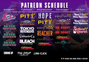 YaBoyRoshi - This Weeks Schedule part 11