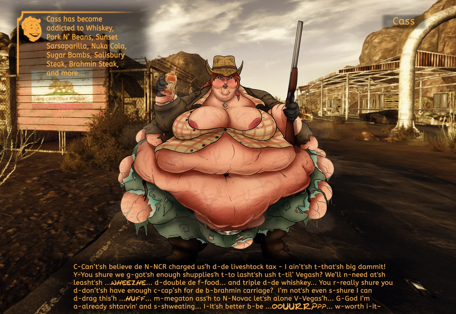 SkeleSoda - Fattout New Vegas: Hog of Sharon Cassidy — page 1