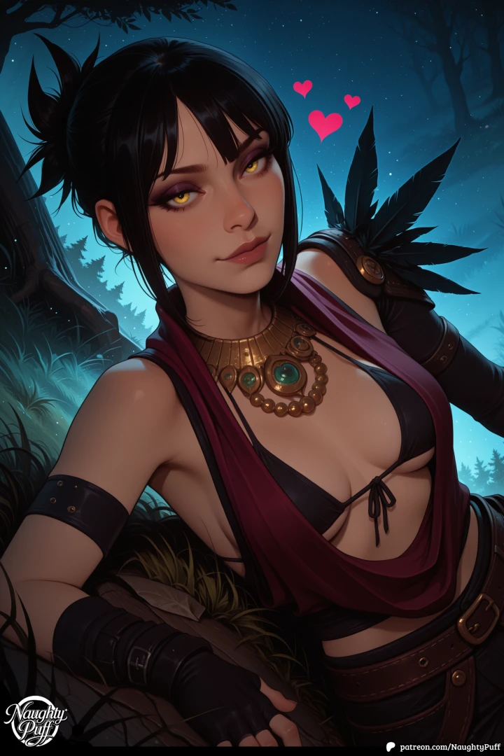 NaughtyPuff -  Morrigan | Dragon Age – The Witch of the Wilds Wants to Show You Some Real Nighttime Magic... (139 Pics)  — page 1