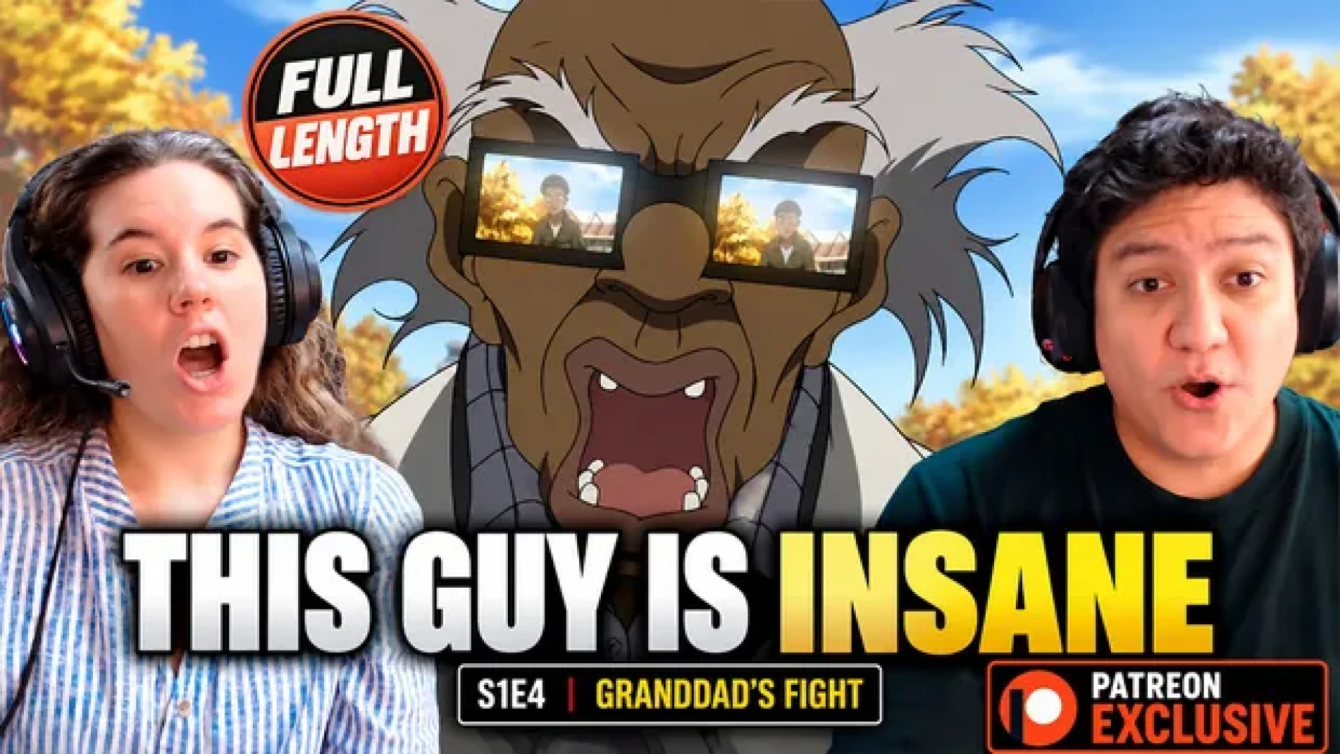 Canon Event - FULL LENGTH - An Old Man Fight Turned Into ANIME?! | The Boondocks 1x4 Reaction
