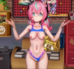 ShaeniMMD - R18 Uhh.. Aria?! Get back in the room!  