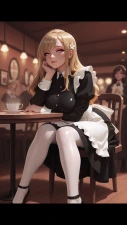 Kage_waifuart -  Wishlist: Adult Shiraki Hime – Maid Café Service TIII