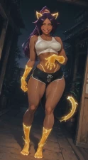 Sinful - Flash Goddess (Yoruichi Shihouin, 242 images + 4:35 min video)