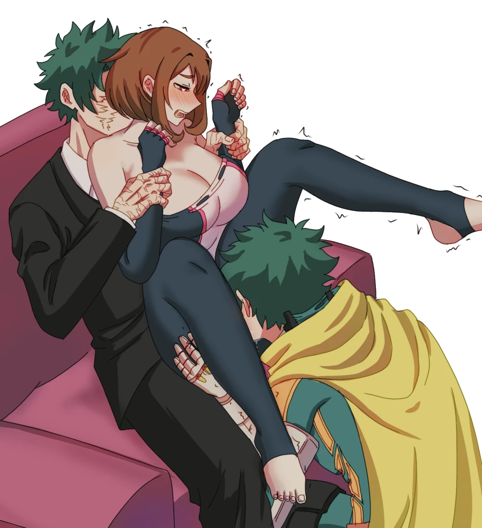 MU_1_2 - Teacher Izuku x Pro hero Ochako X Pro Hero Deku 