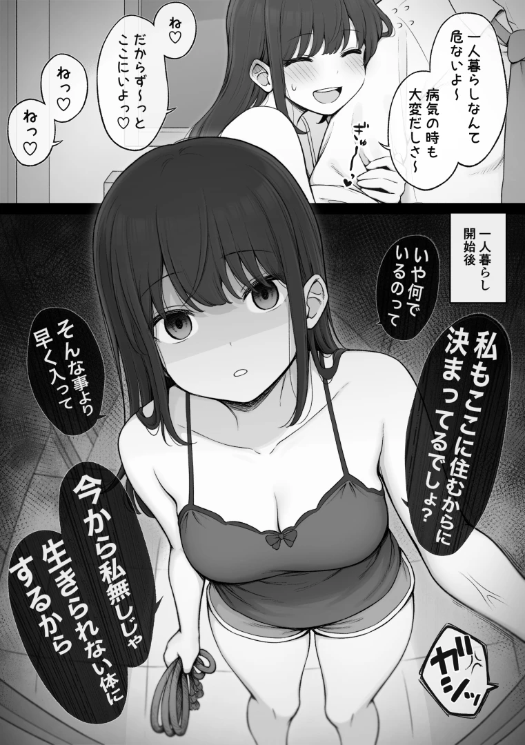 contllenge - 一人暮らしを始めたらヤンデレ化した義妹ちゃん