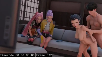 BeatCrisis - Mira & Zoey Take the Spotlight - New Huntrix Animation & Physics Tests (NSFW) part 4