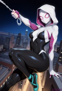 Revi AI ART - Set Preview  Heroes never sleep Gwen Stacy - Marvel