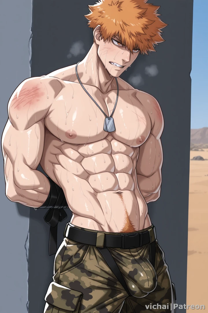 vichai - Soldier Rensuke Captured and Jerked Off