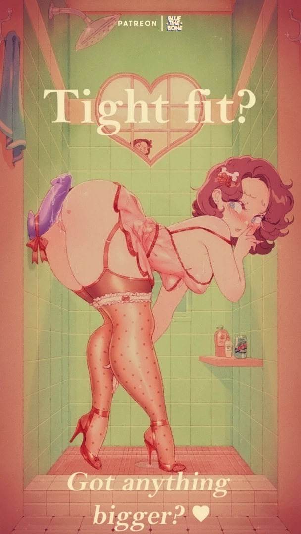 bluethebone - [ILLUSTRATION] Bluesona Retro Pinup Tight Shower  [OC] // 27 ALTERNATE VARIANTS