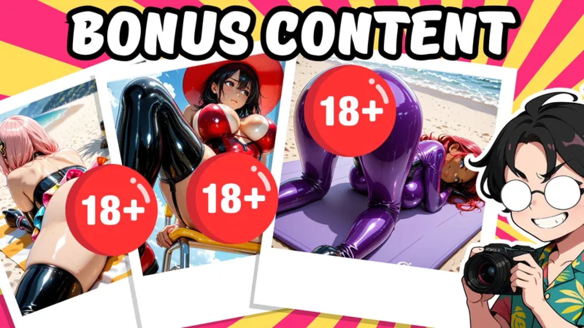 Tiny Secret Games - Lewd Shores Bonus Content: Latex Pack part 2 — page 1