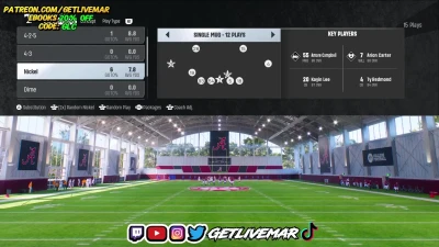 GetLiveMar - How To Stop Getting Sacked in CFB27! OL PROTECTION