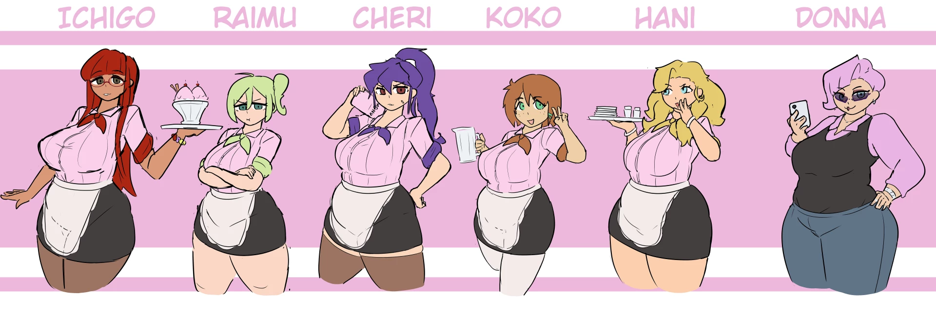 PrincessOfSmut - WG Yuri Cafe OCs