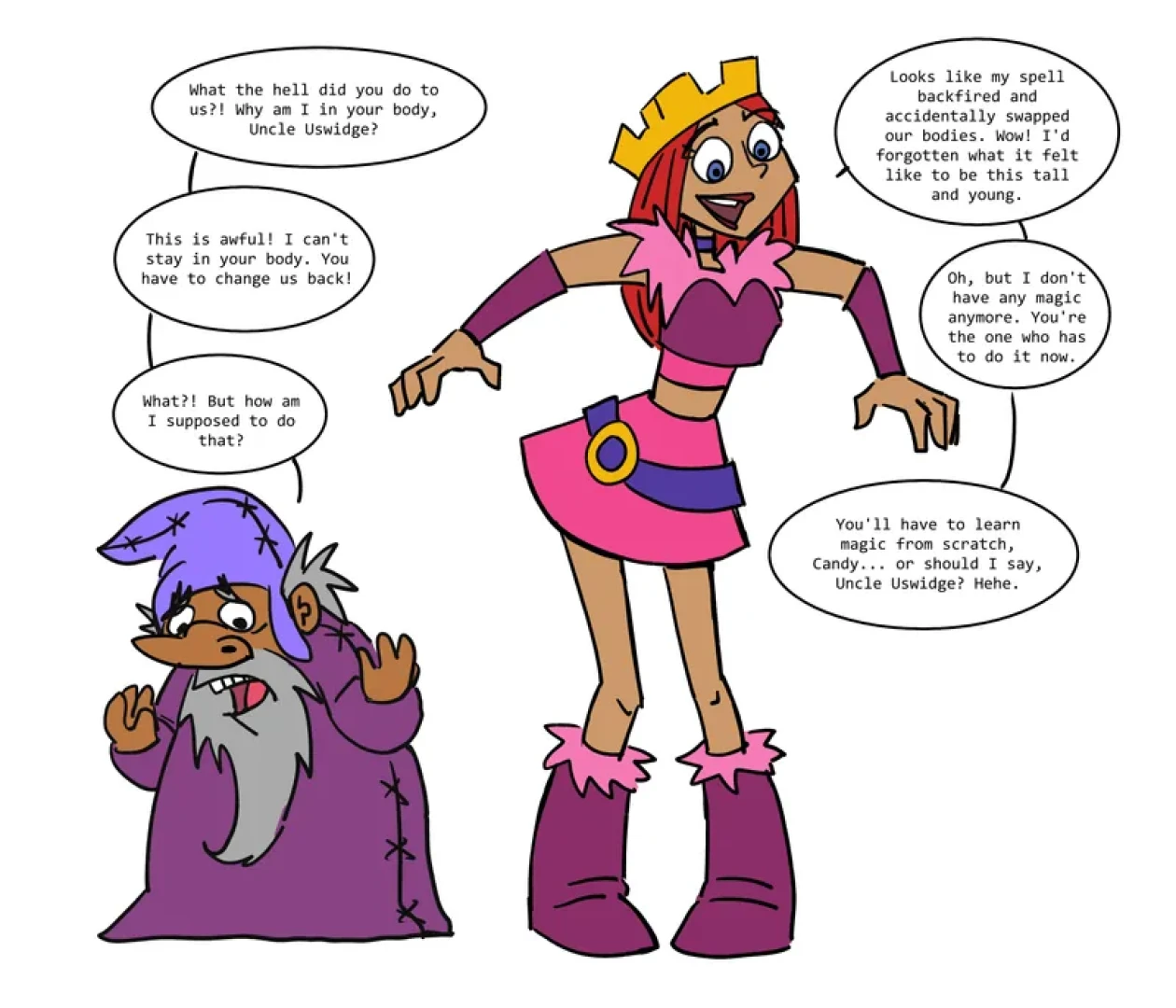 SwapSlaves - Candy Body swap