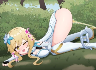 oreonz - おしっこのがまんの限界で慌ててパンツ下ろしたら転んでそのまま出しちゃう蛍　うんち動画差分