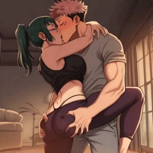 Viol - Maki x Itadori Yuuji Kissing #1