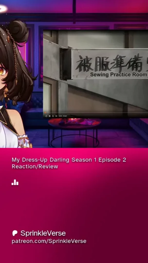SprinkleVerse - My Dress-Up Darling Season 1 Episode 2 Reaction/Review