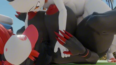 Twidlex - Scorbunny pounding Zoroark on the beach (FULL ANIMATION)