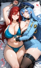 Komar- - Erza x Esdeath [Warden] - Couple {9p}