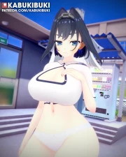kabukibuki - kronii jiggle animation (FREE)