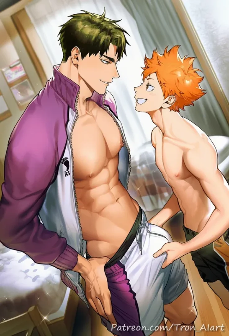 Tron - Ushijima Wakatoshi × Hinata Shoyo