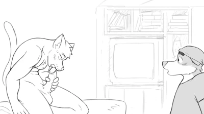 horntfrog - Showing Off for a Friend (Animated Sketch)