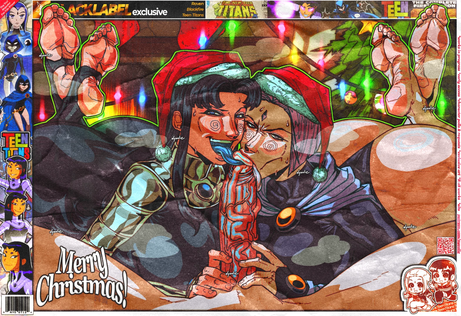 nyoolie - A Teen Titans X-mas! | BLACK LABEL