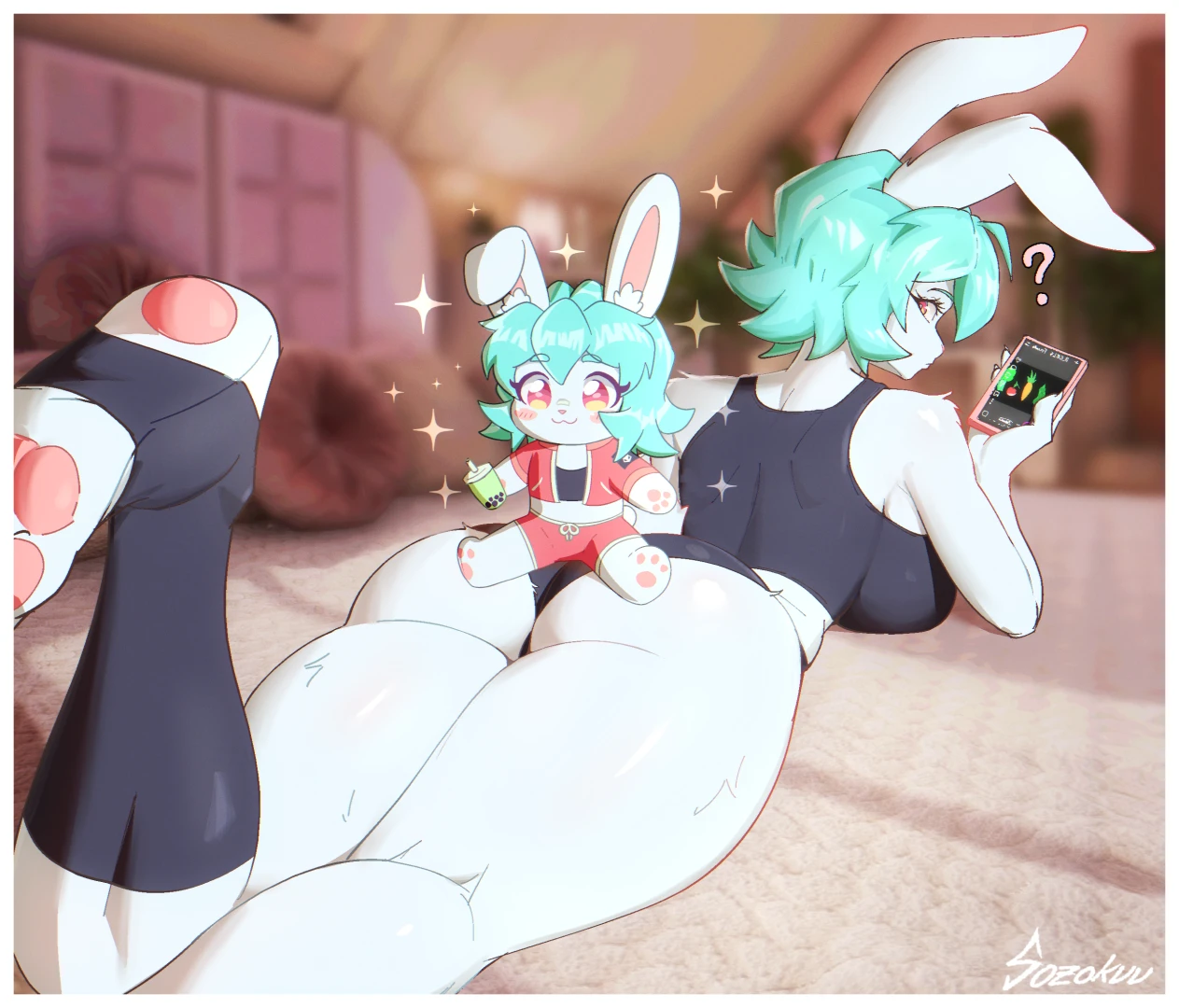 Sozokuu - Beatrice and Mini Beatrice