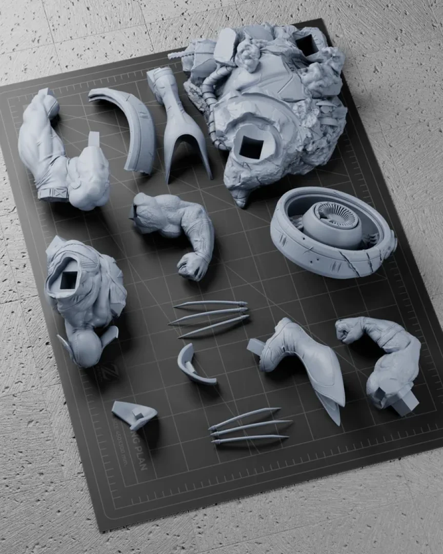 ZenithStudios -  Wolverine – Clay Renders 