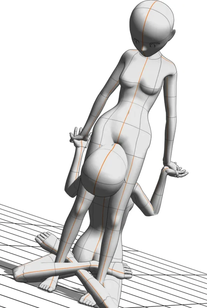 ギント - 次のリクエストの３Dポーズ — page 1