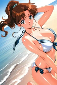 赤い夢/akaiyume - (126 images)Makoto in a sailor bikini／セーラービキニのまこちゃんと！